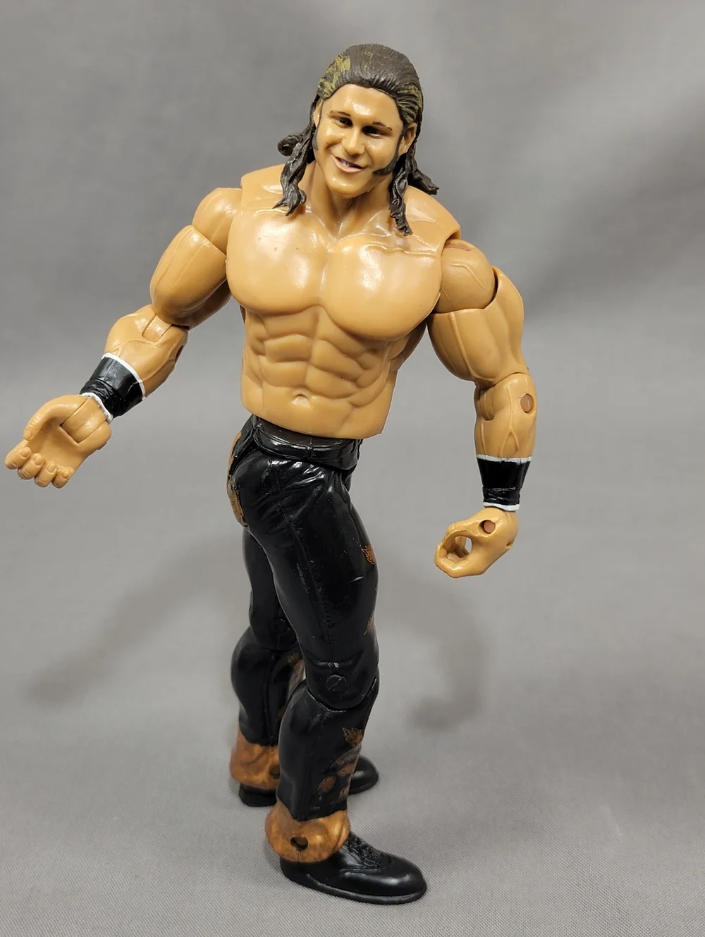 Vtg Johnny Nitro John Morrison Wrestling Action Figure 2003 Jakks Pacific WWE - Picture 7 of 12